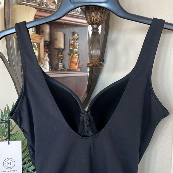 Brand New Martha Stewart Black Shaping Slimming Swimsuit One-Piece UPF 50 - Picture 11 of 15